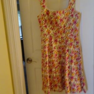 Scarlett multi colored flowered dress